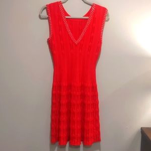 Elegant Red Sleeveless Dress
